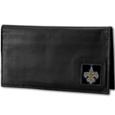 New Orleans Saints Deluxe Leather Checkbook Cover